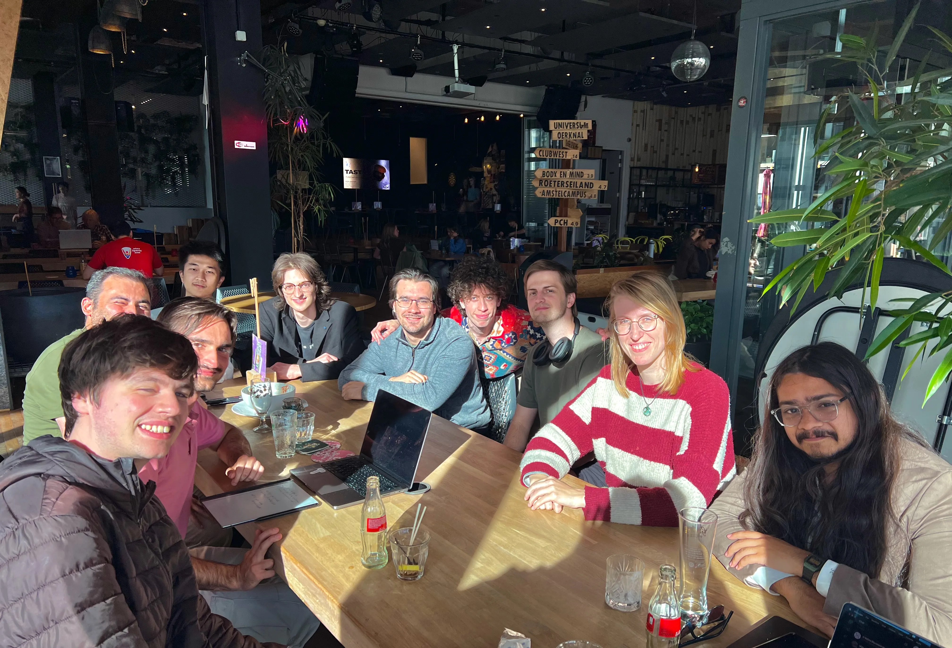 A change of scenery as you can see! We had a relaxing discussion at the bar about a non-relaxing topic :)Indeed, the safety aspects of AI are getting more and more concering, but it is nice to face these issues together